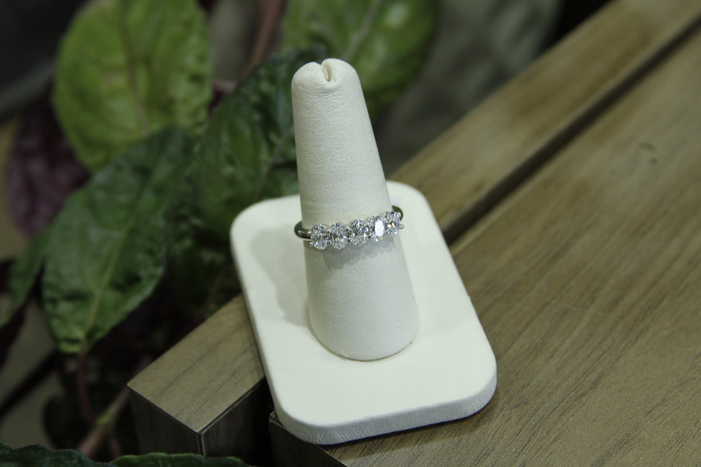 5 Stone Wedding Band