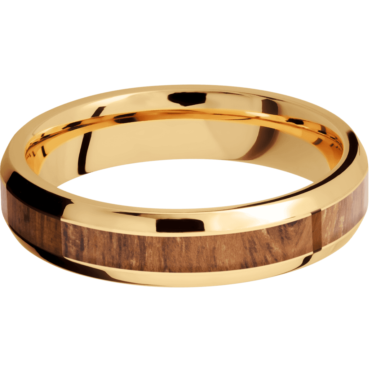 14K Yellow Gold + Polish , Polish Finish