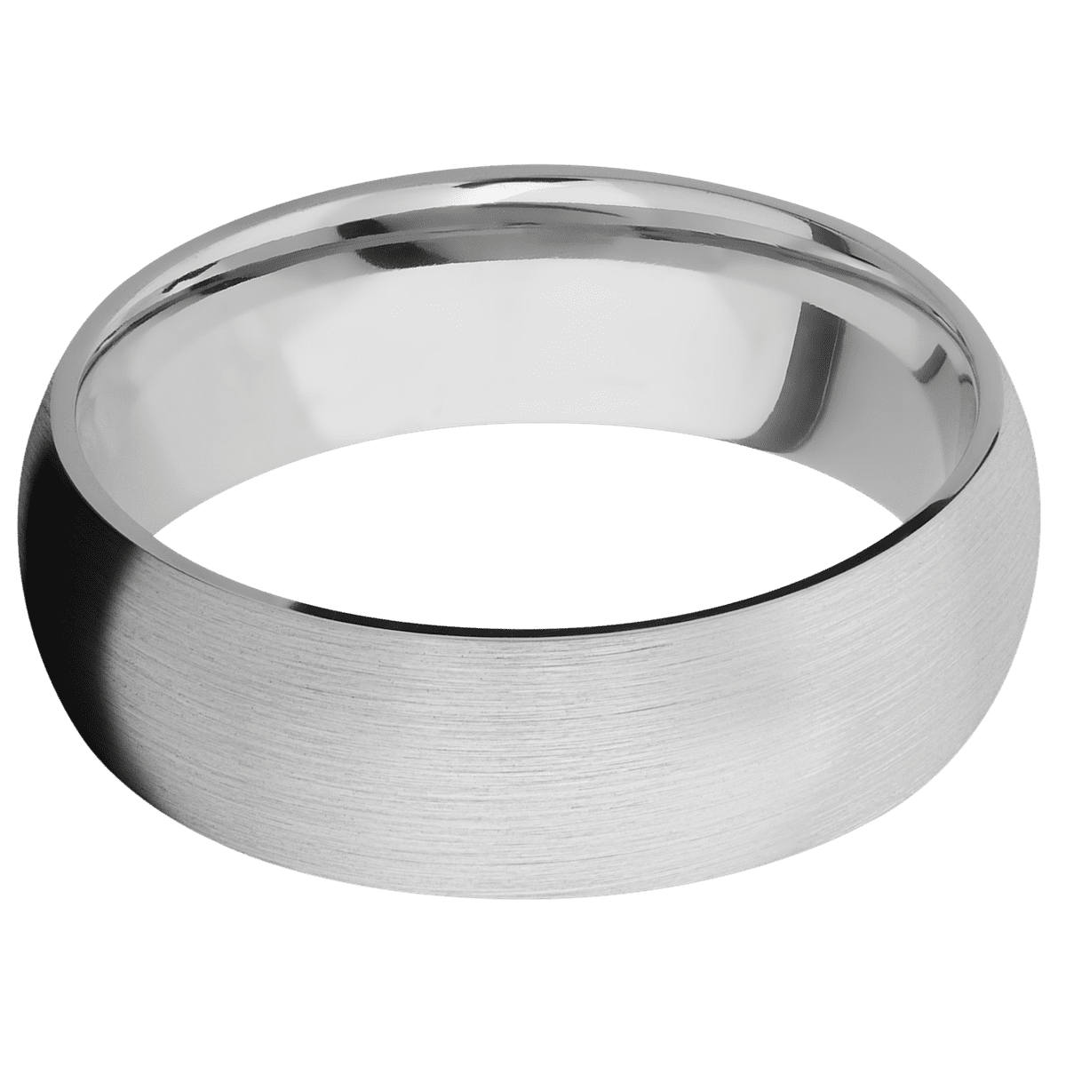 10K White Gold + Satin Finish
