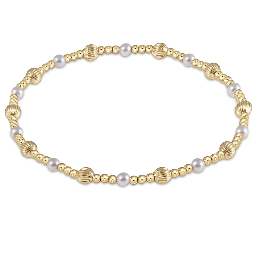 Dignity Sincerity Bead and Gemstone Bracelet - Gemstone Options