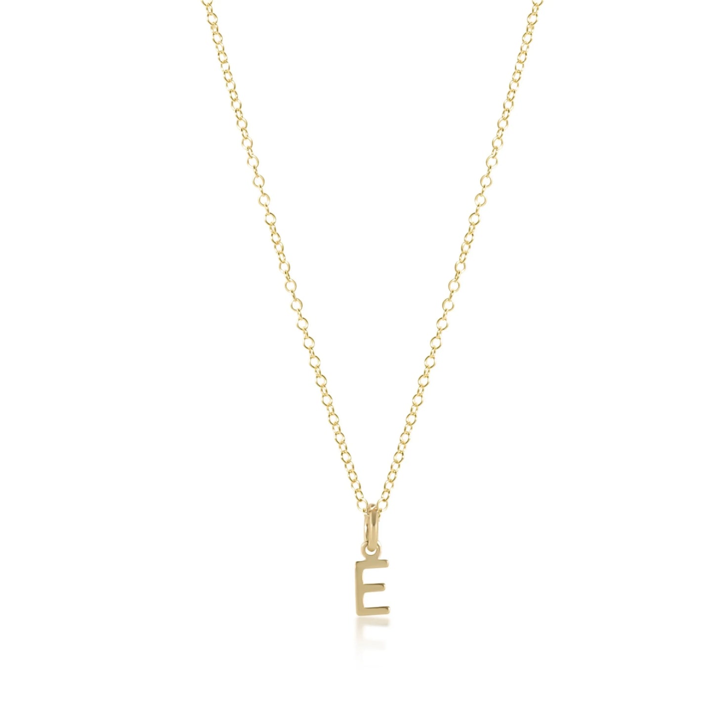 Respect Initial Charm Necklace