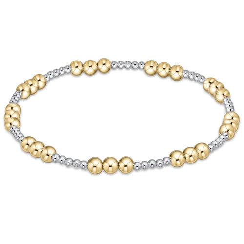 Classic Joy Bead Bracelet - Mixed Metal