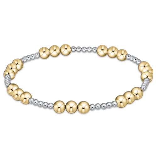 Classic Joy Bead Bracelet - Mixed Metal