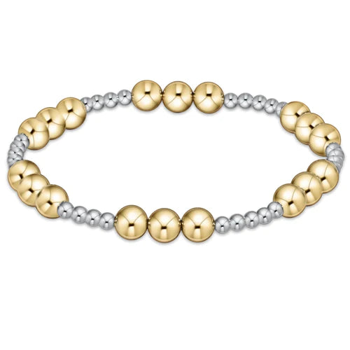 Classic Joy Bead Bracelet - Mixed Metal