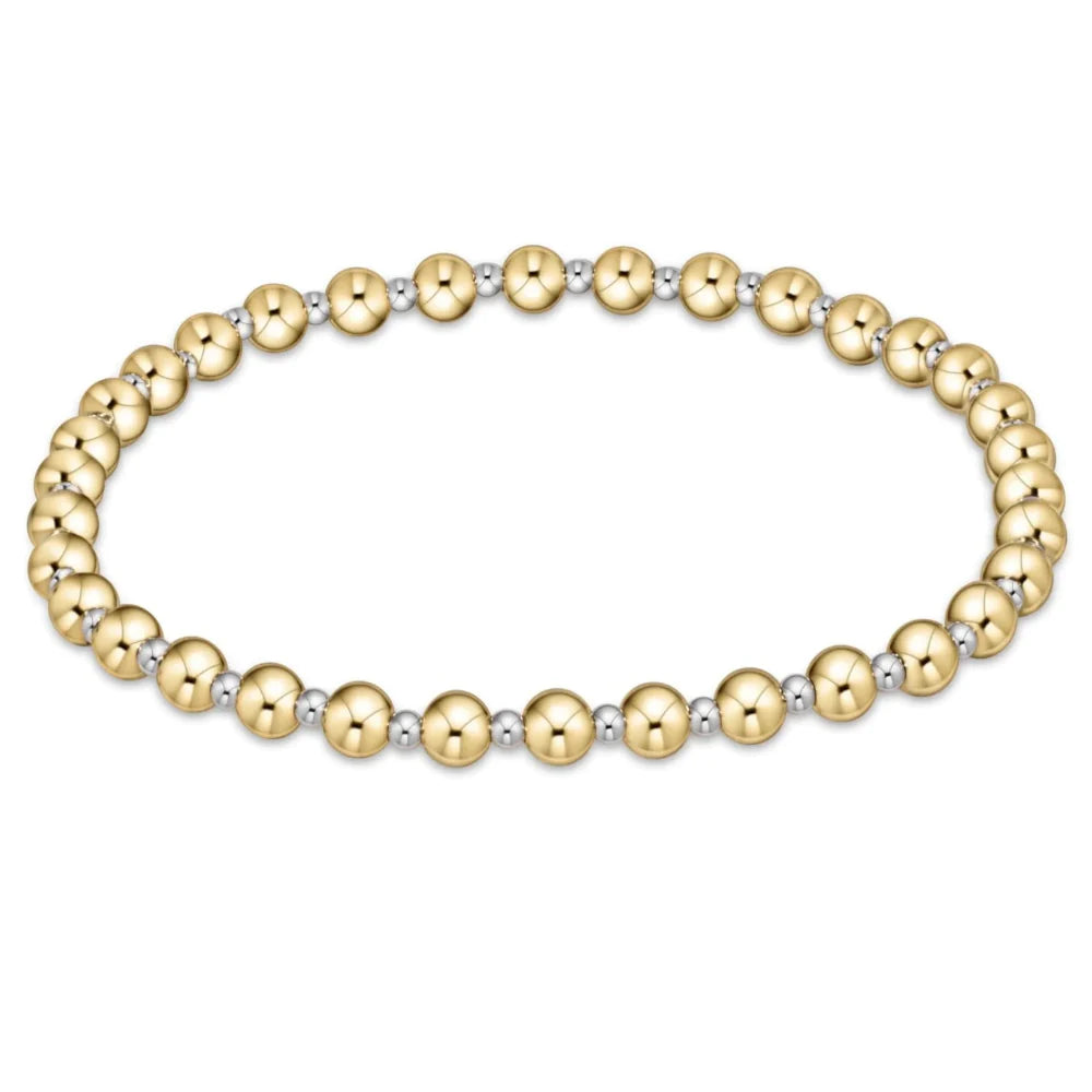 Classic Grateful Bead Bracelet - Mixed Metal
