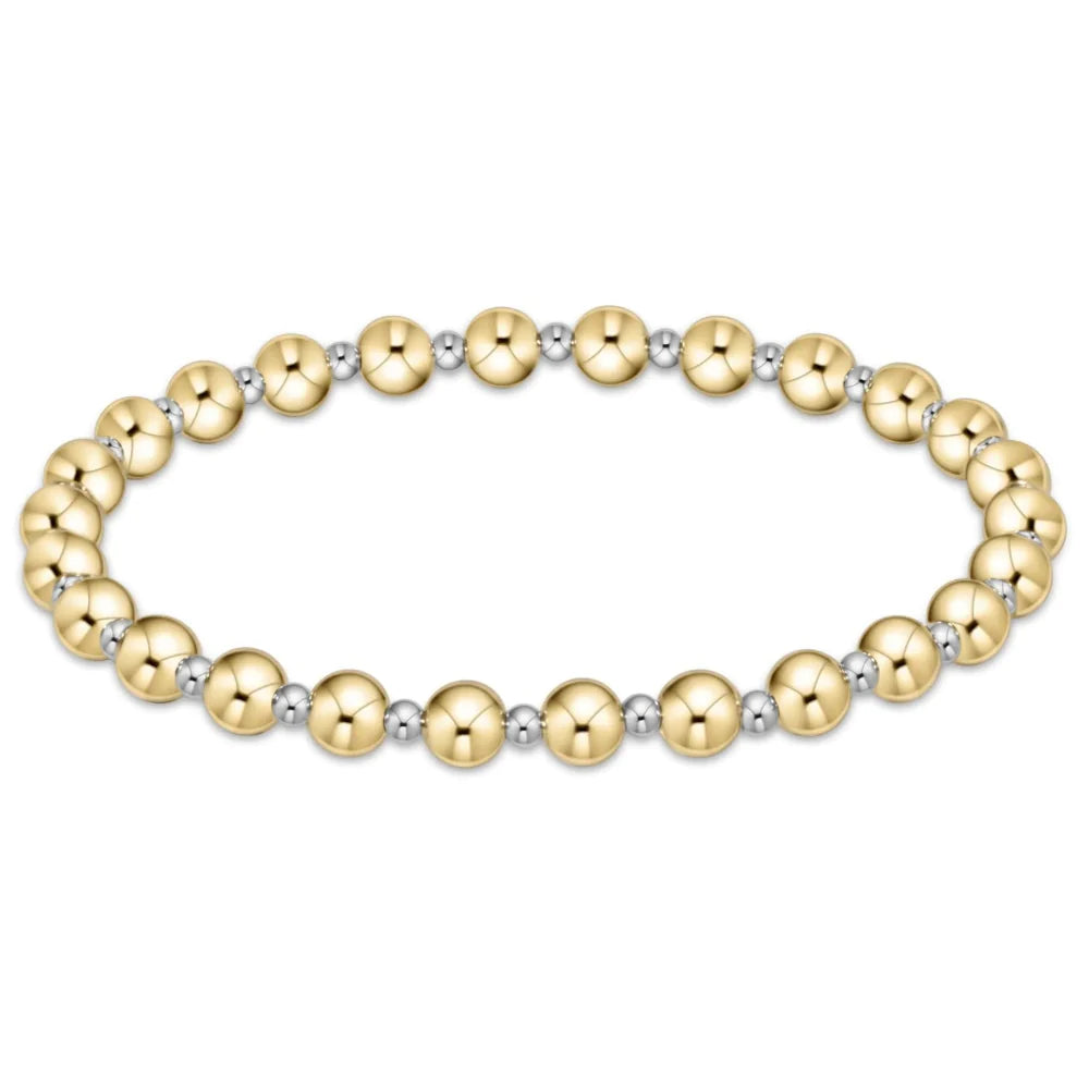 Classic Grateful Bead Bracelet - Mixed Metal