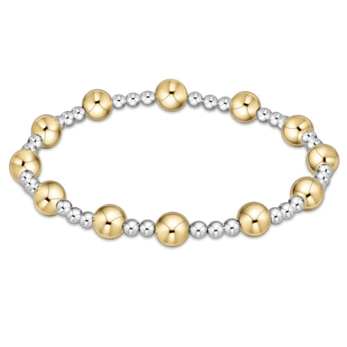 Classic Sincerity Bead Bracelet - Mixed Metal