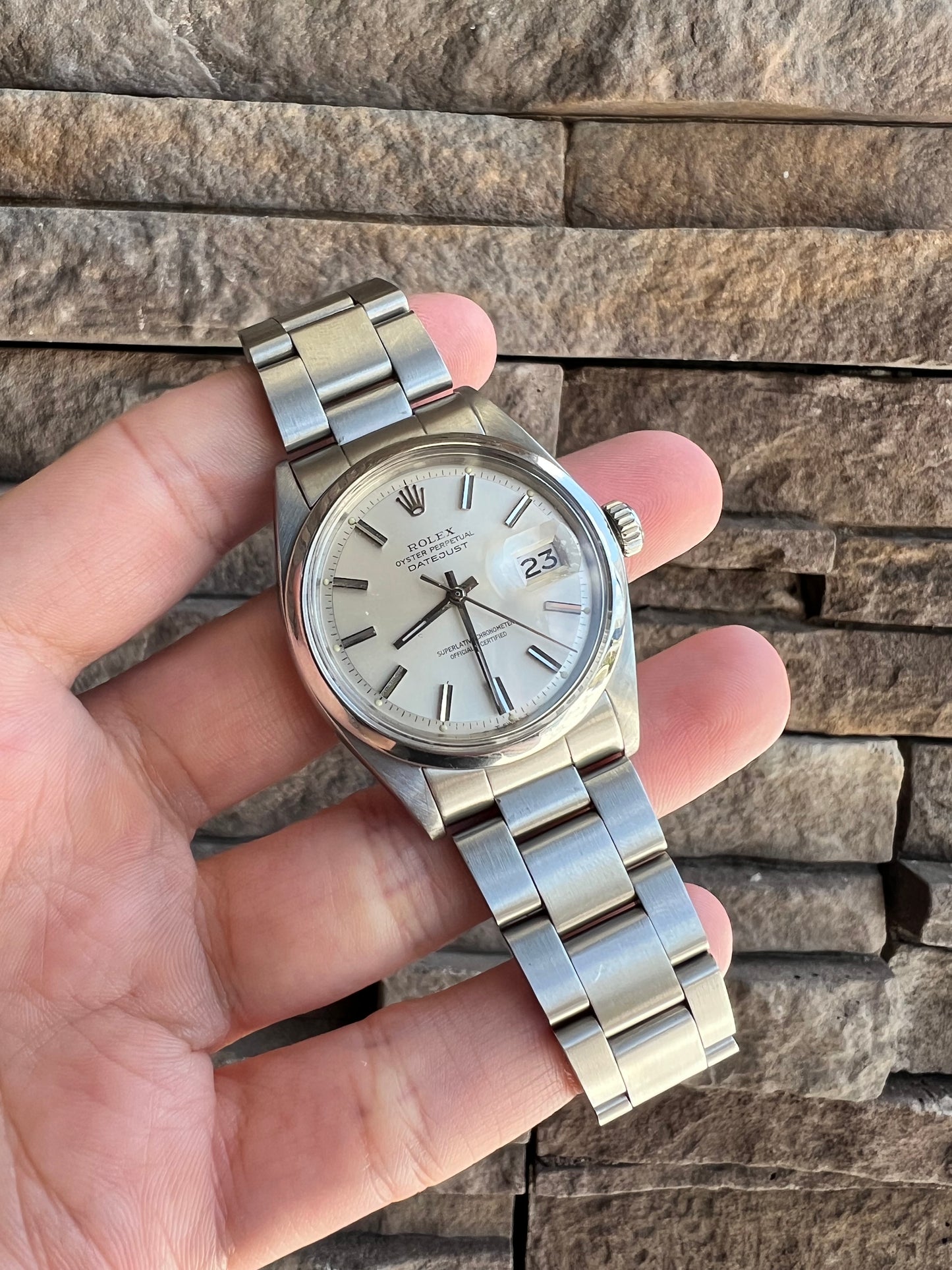 1603 Rolex Datejust with Smooth Bezel