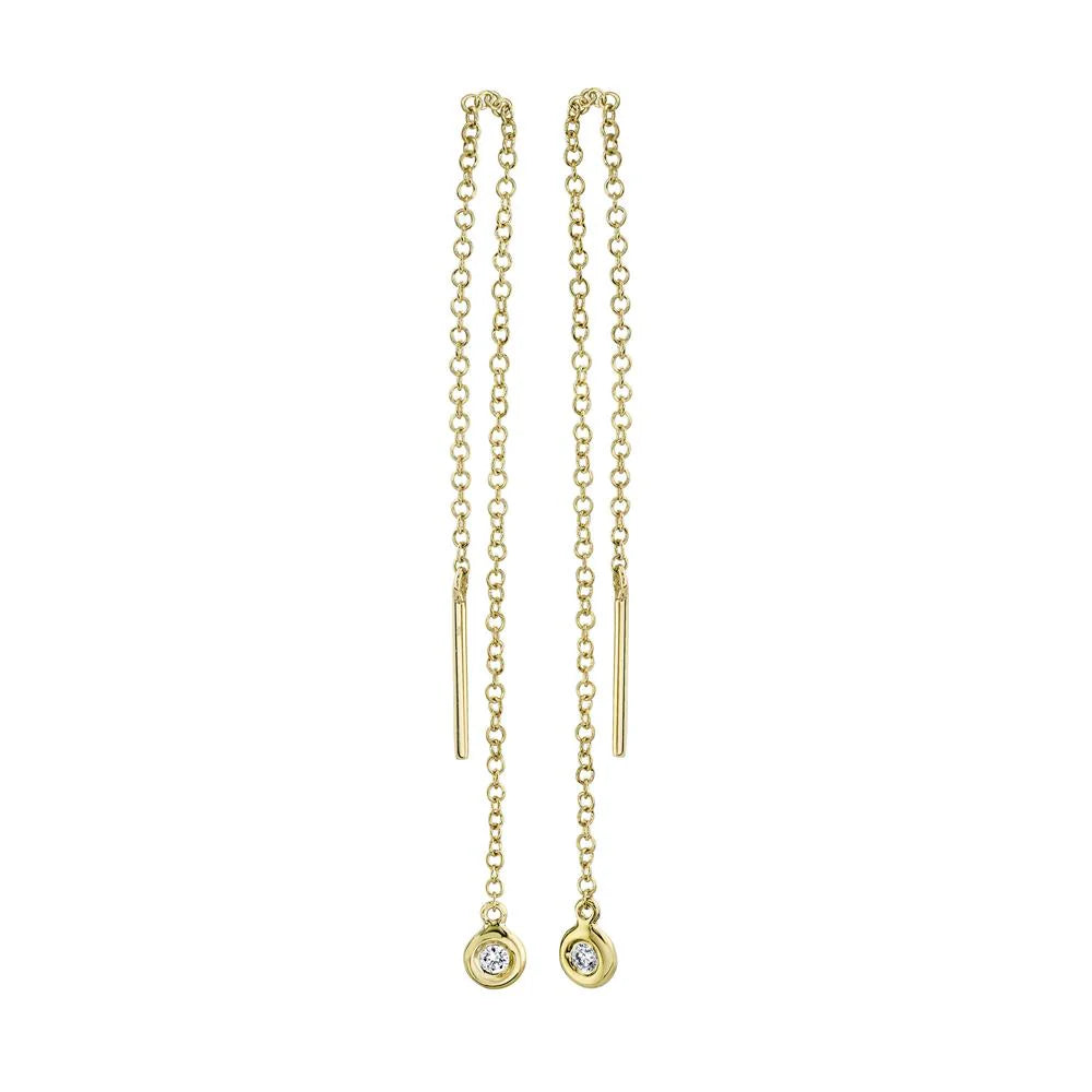 Diamond Threader Earrings