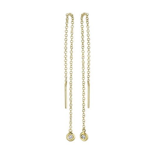 Diamond Threader Earrings