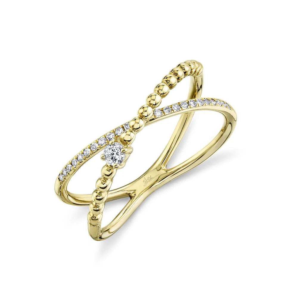 Beaded X Ring