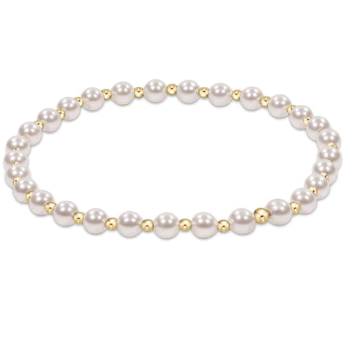 Classic Grateful Bead and Pearl Bracelet