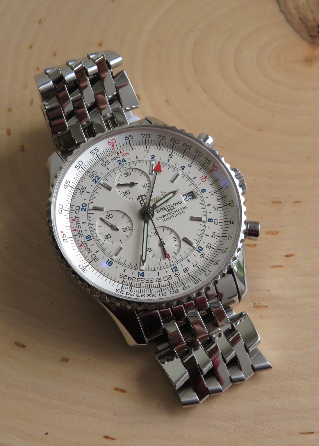 Stainless Steel Breitling Navitimer - TVJGNV