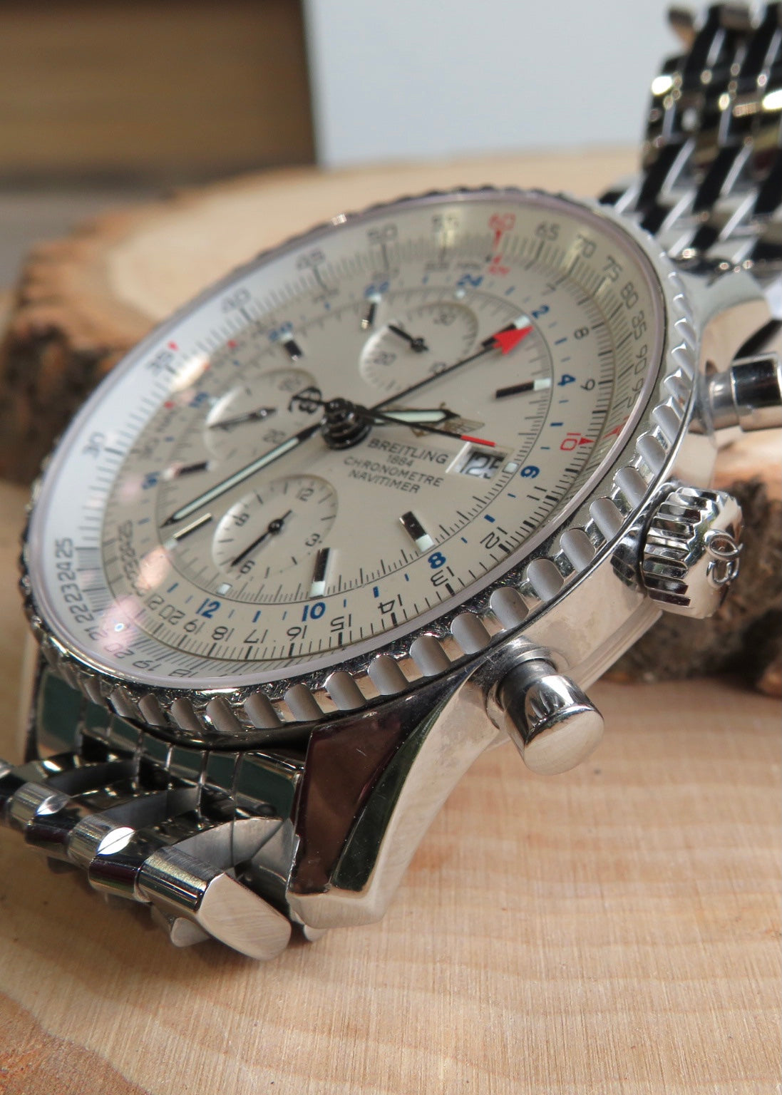 Stainless Steel Breitling Navitimer - TVJGNV