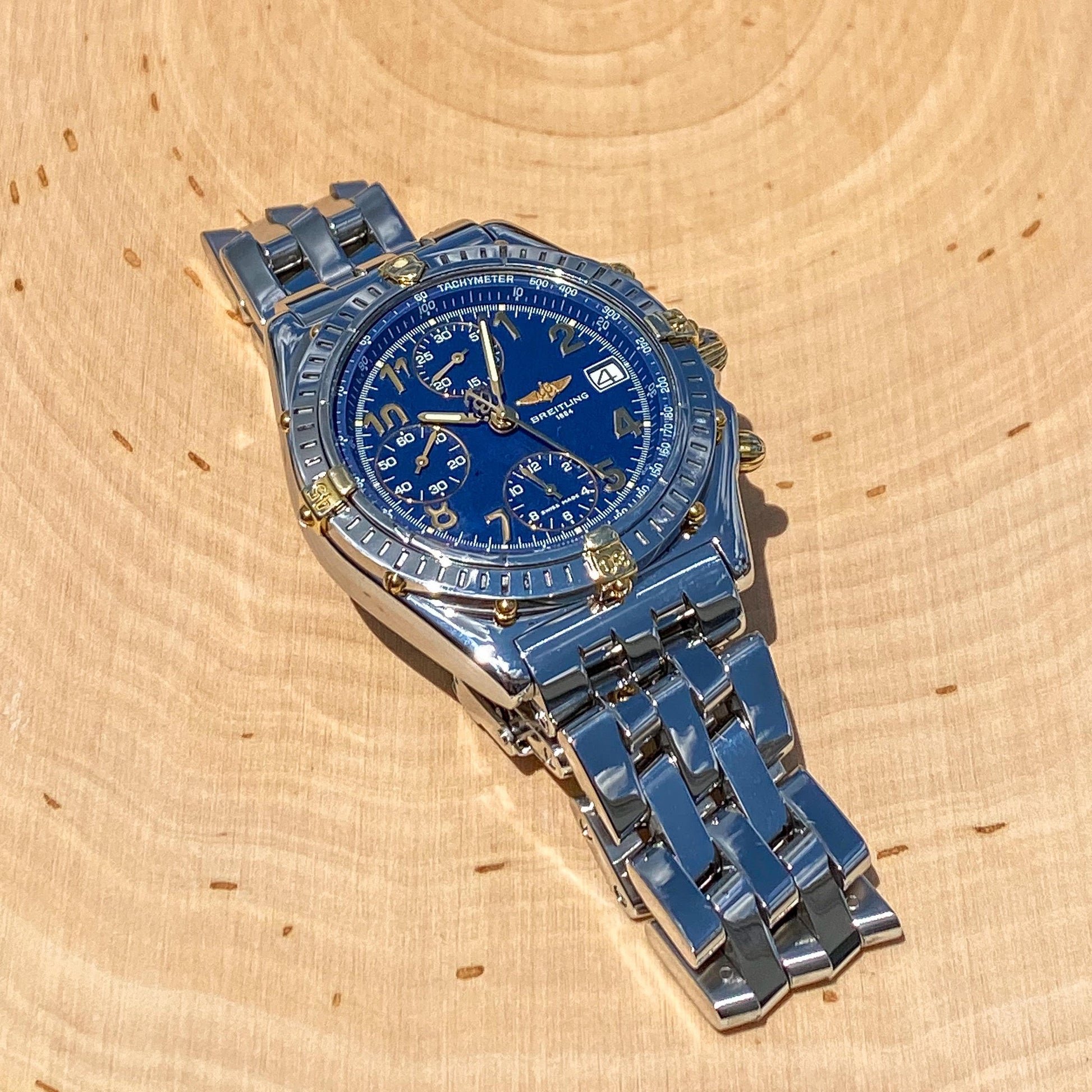 Blue Dial Breitling Chronomat - TVJGNV