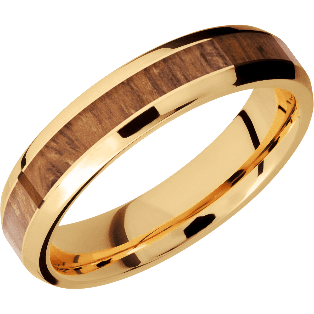 14K Yellow Gold + Polish , Polish Finish