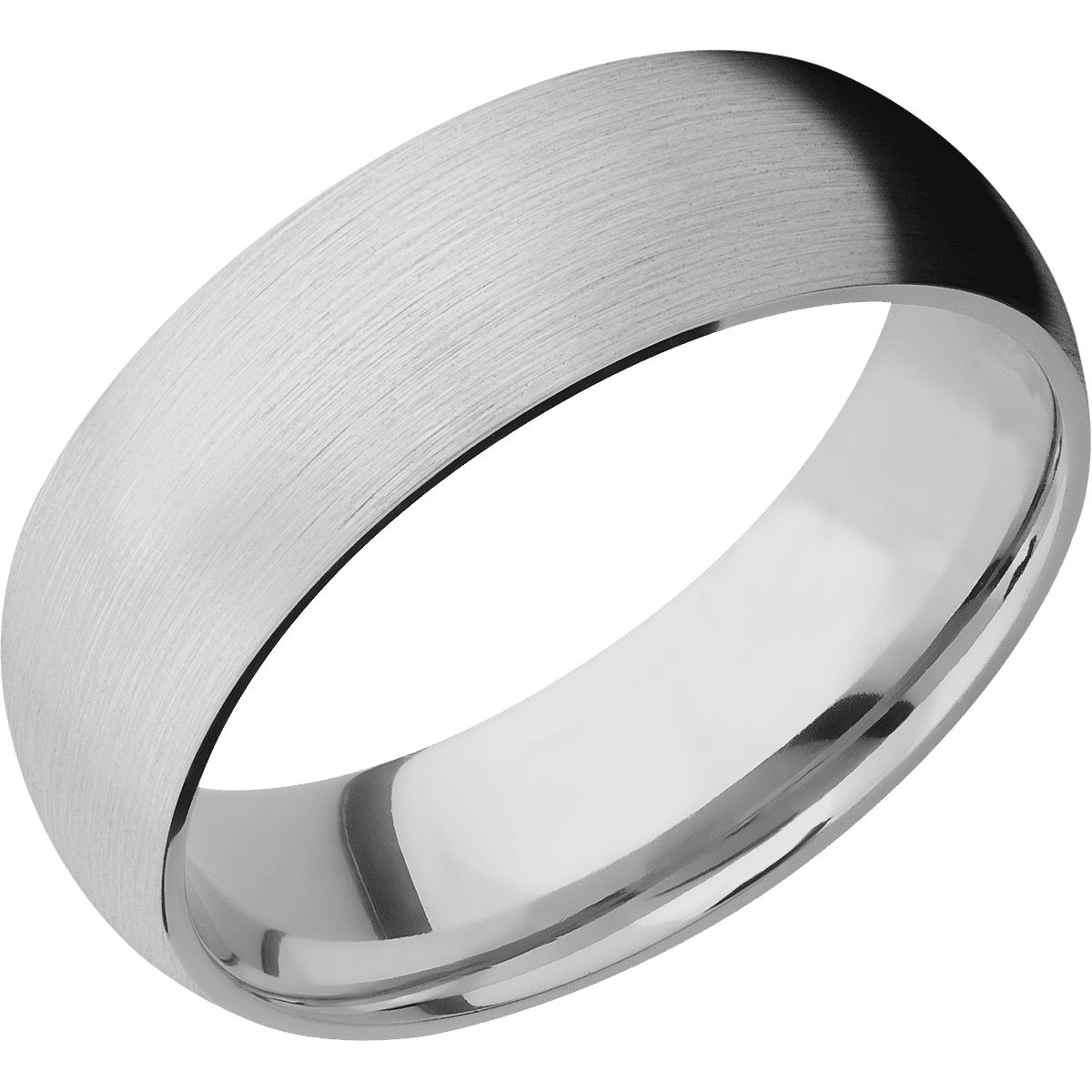 10K White Gold + Satin Finish