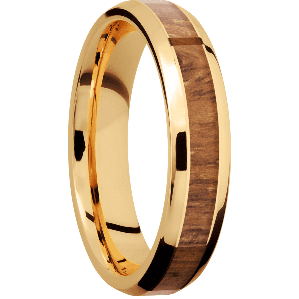 14K Yellow Gold + Polish , Polish Finish