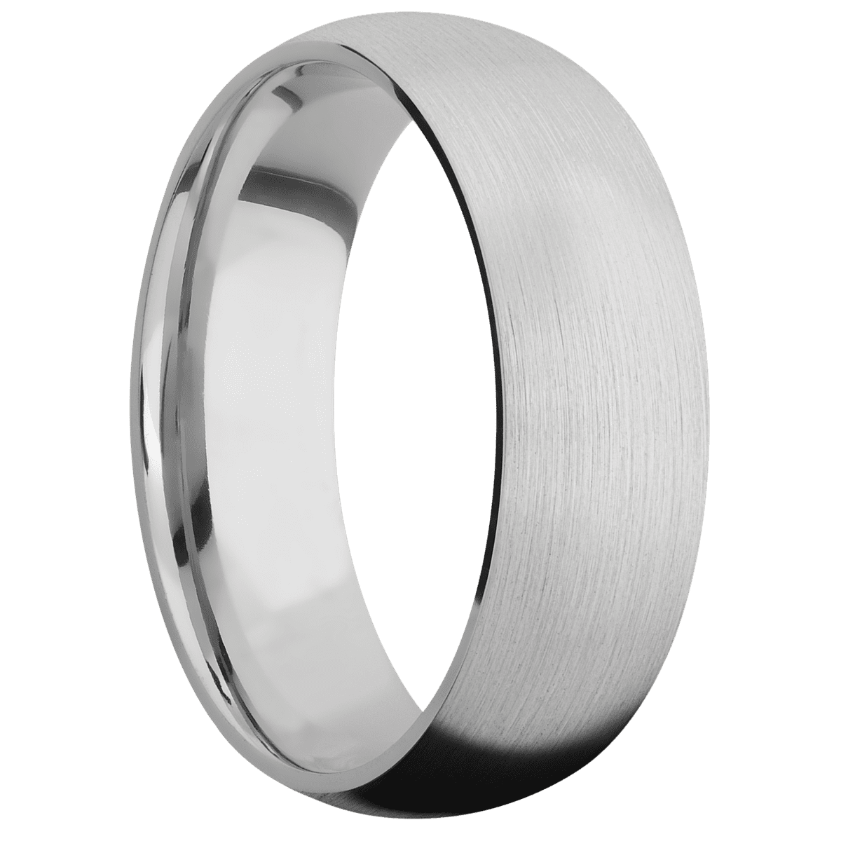 10K White Gold + Satin Finish