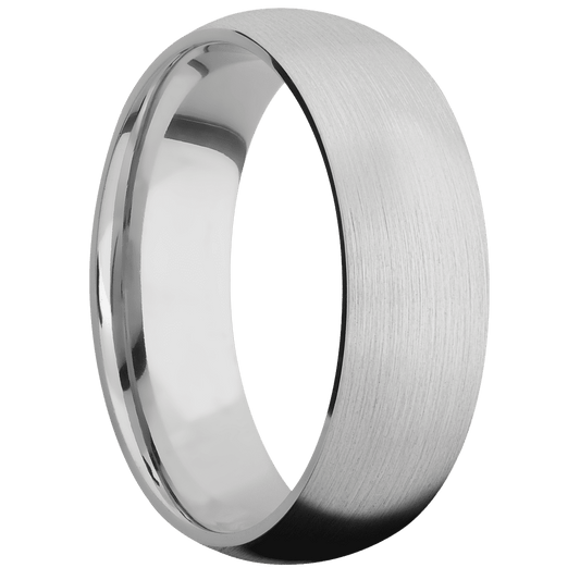 10K White Gold + Satin Finish