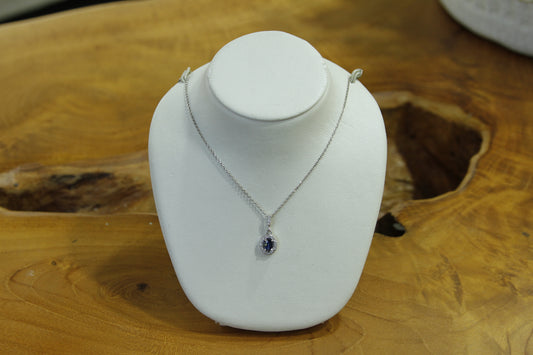 Sapphire and Diamond Pendant