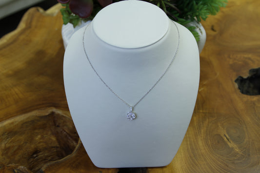 Diamond Cluster Necklace