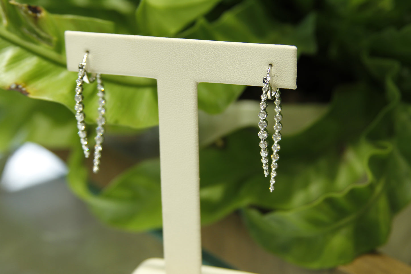 Diamond Drop Earrings