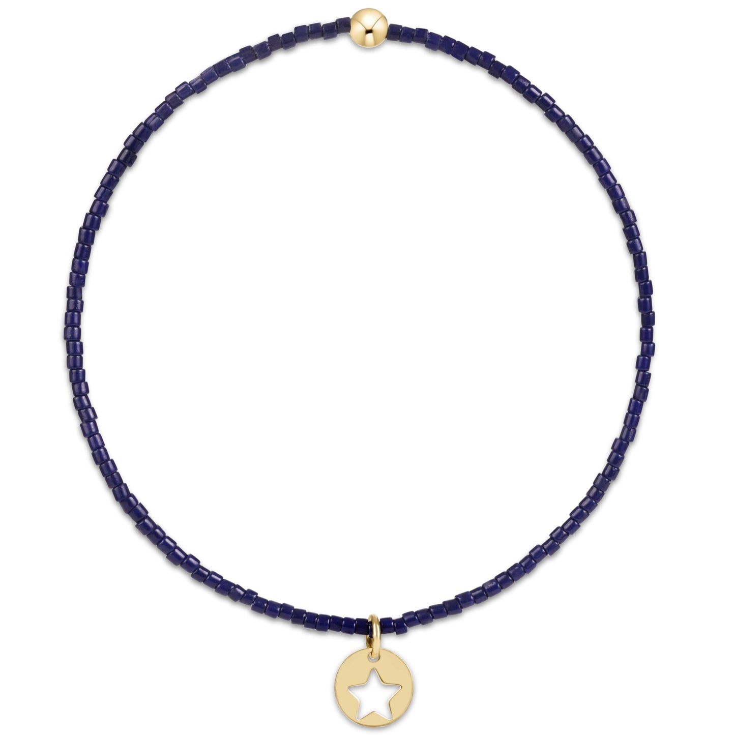 America Collection - Hope Classic Bead Bracelets - Gold Star Disc