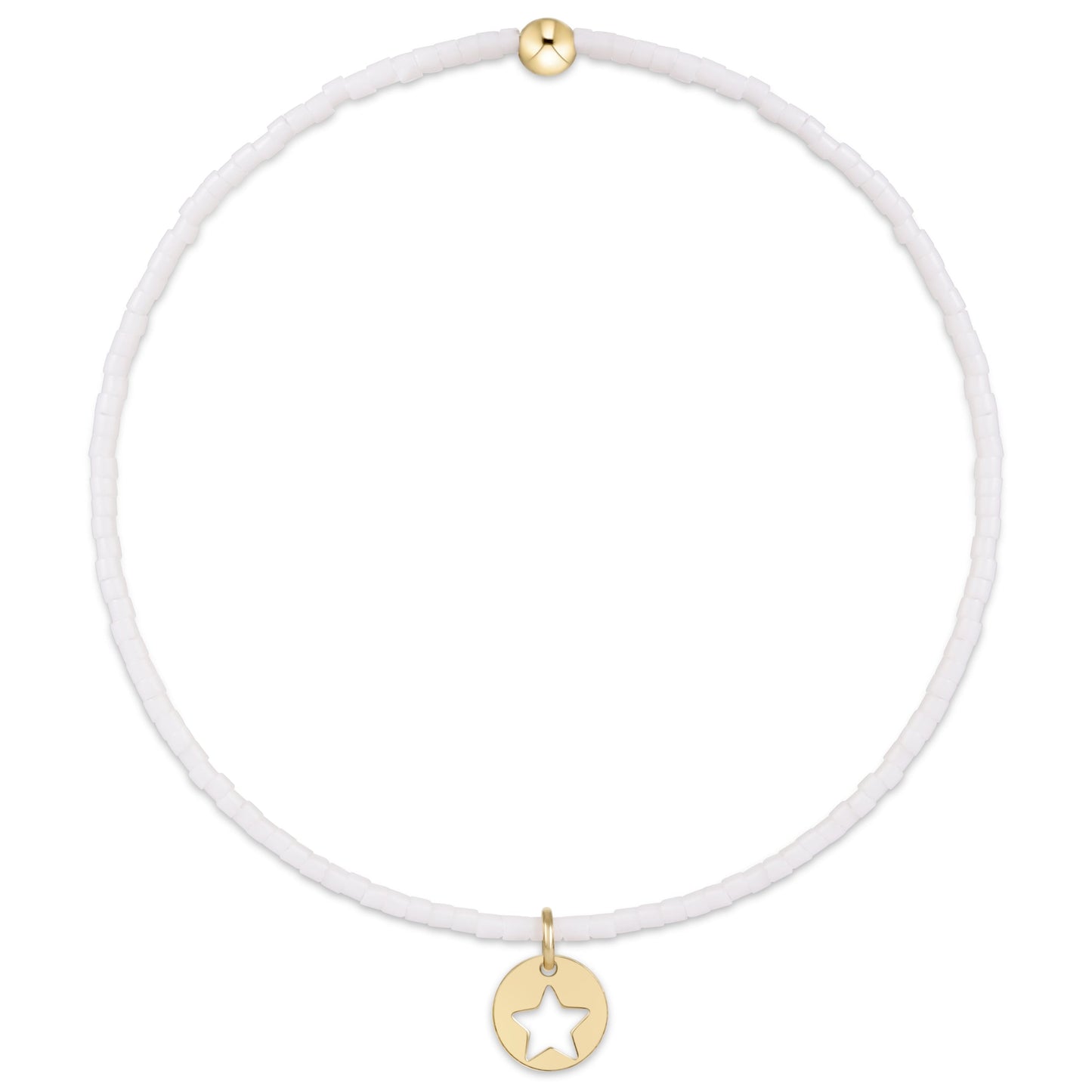America Collection - Hope Classic Bead Bracelets - Gold Star Disc