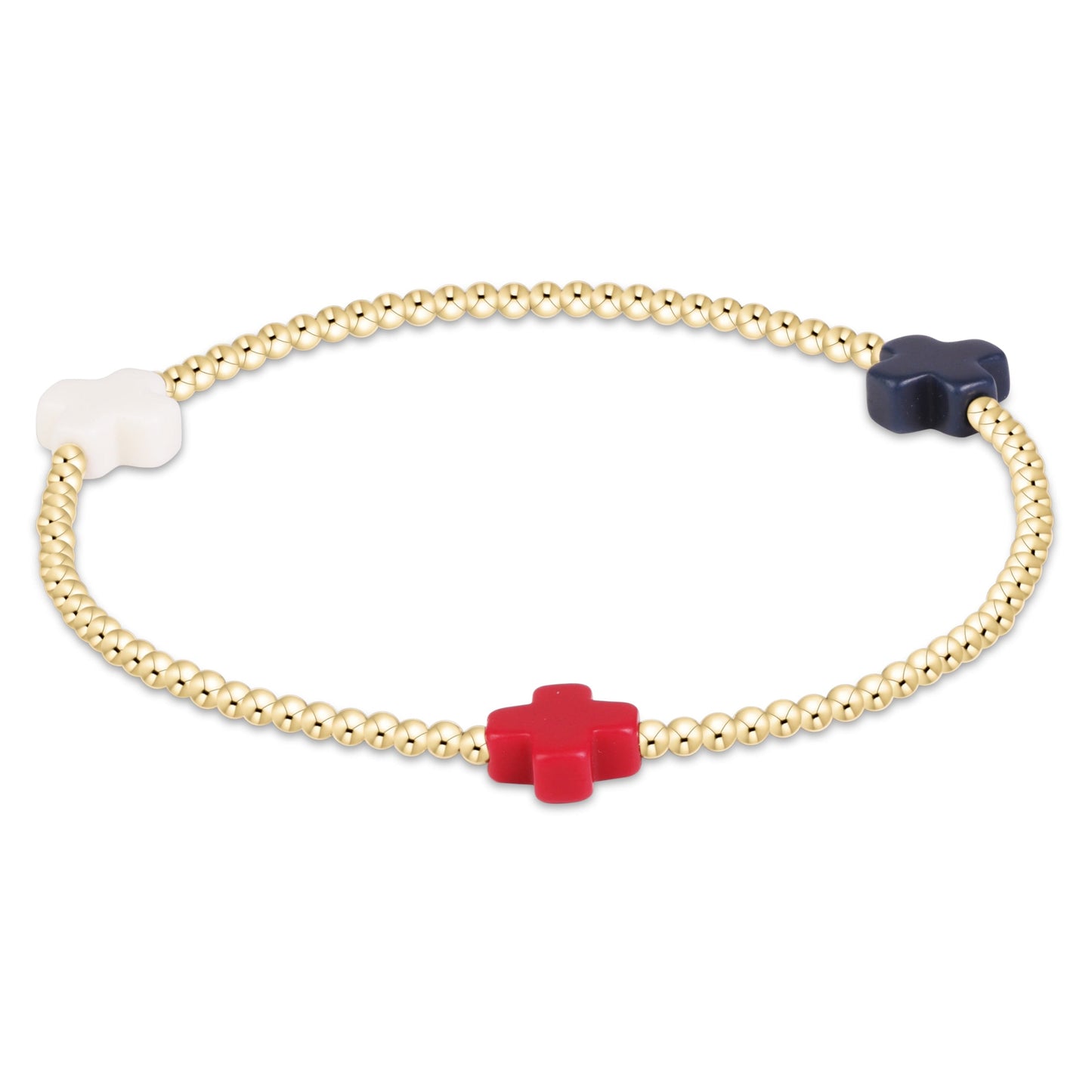 America Collection - Signature Cross Small 2mm Bracelets