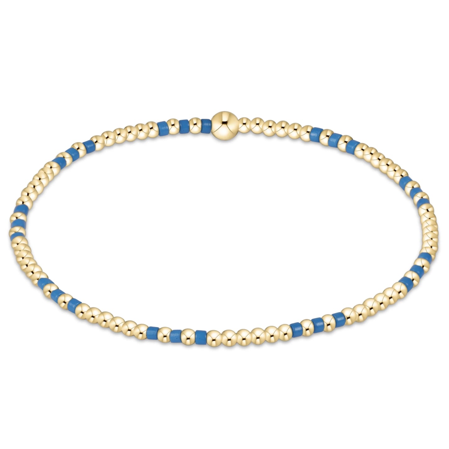 Game Day Hope Joy Bead Bracelet - Bright Orange or Cobalt