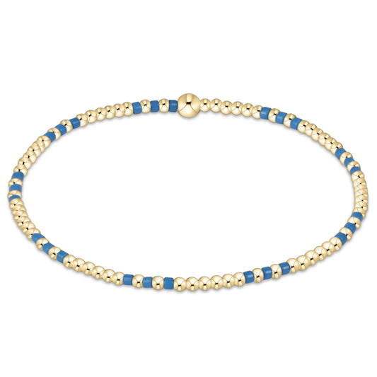 Game Day Hope Joy Bead Bracelet - Bright Orange or Cobalt