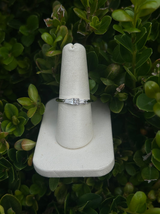 Fully Custom Triple Baguette Ring - The Village Jeweler