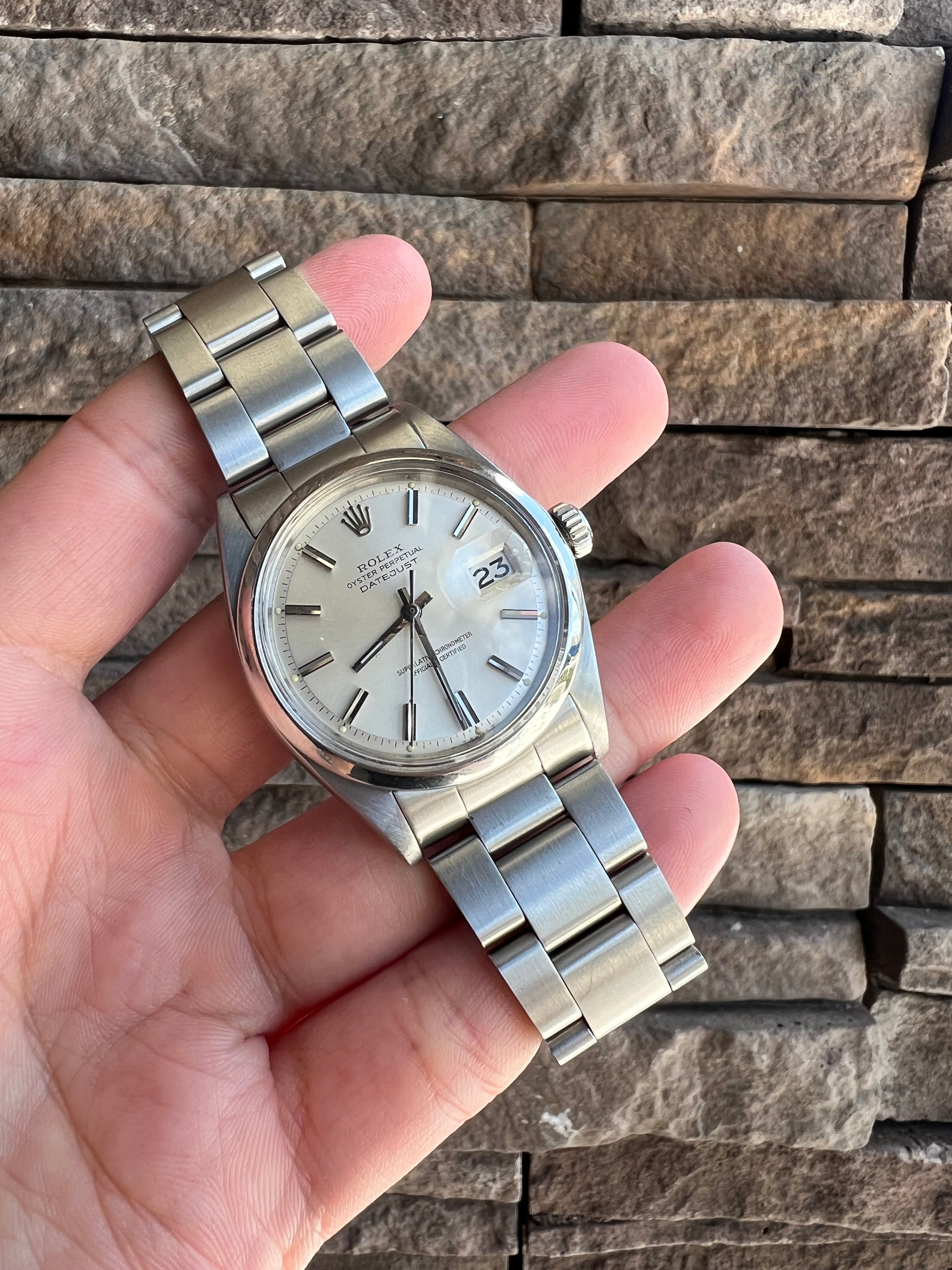 1603 Rolex Datejust with Smooth Bezel The Village Jeweler