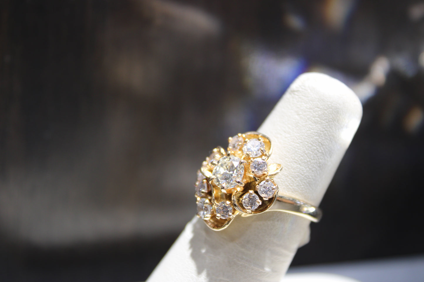Estate 14ky 1-ctw Cocktail Ring
