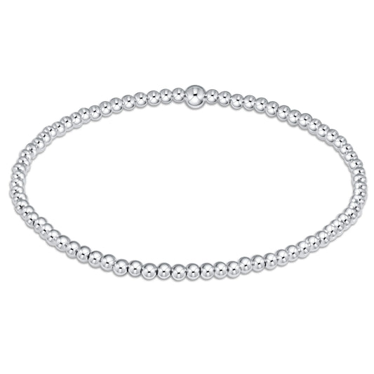 Classic Sterling Bead Bracelets