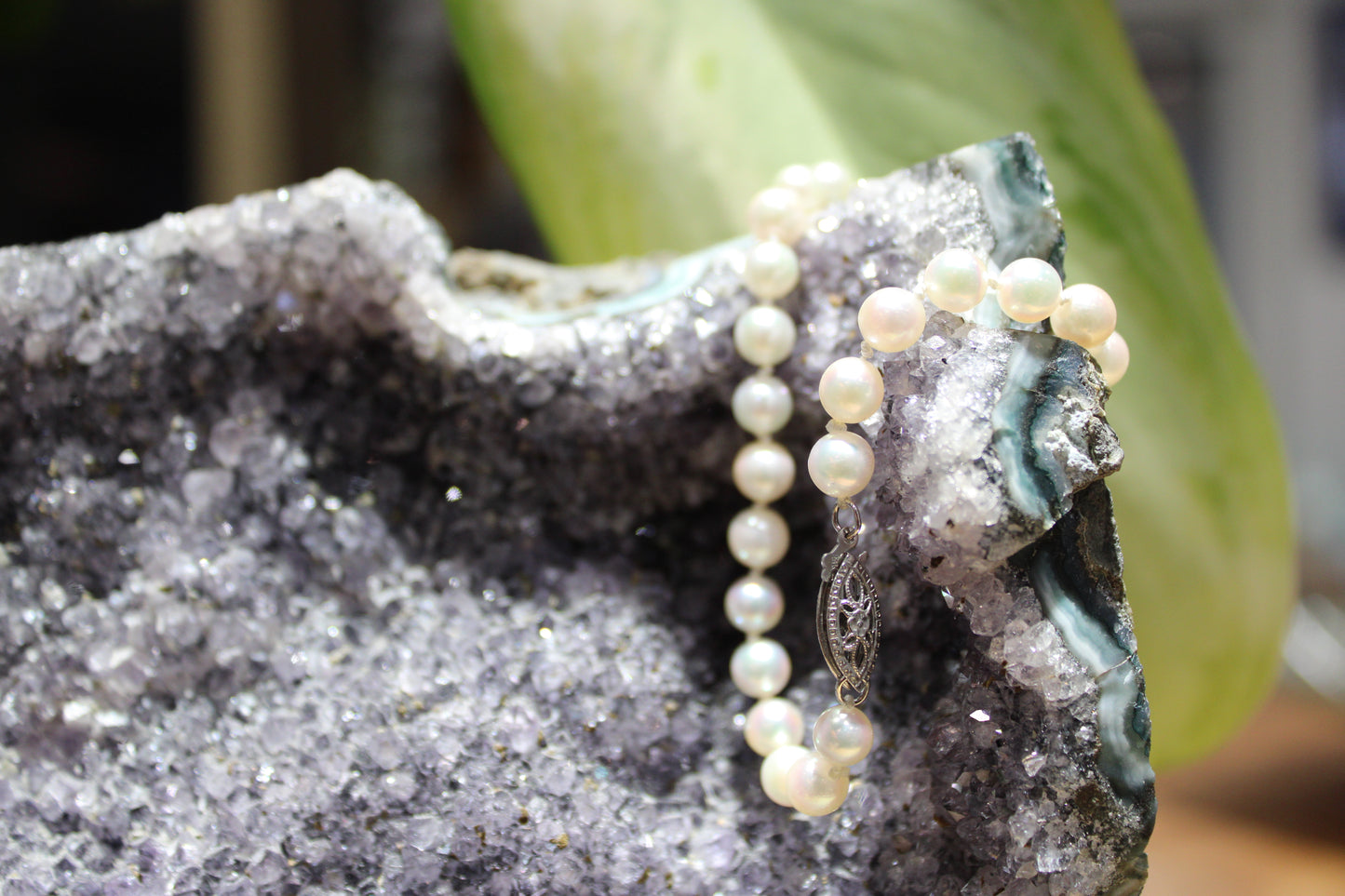 14k Pearl Bracelet
