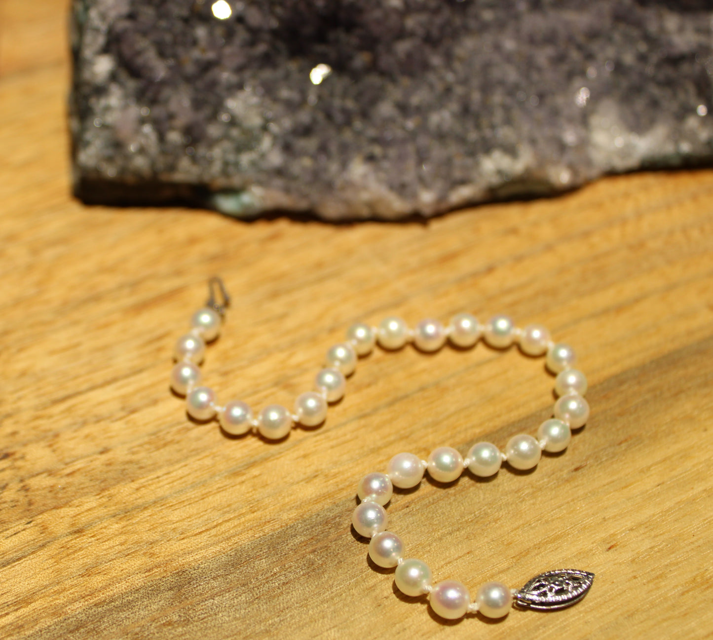 14k Pearl Bracelet