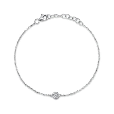 0.05 CT Diamond Pave Circle Bracelet - The Village Jeweler