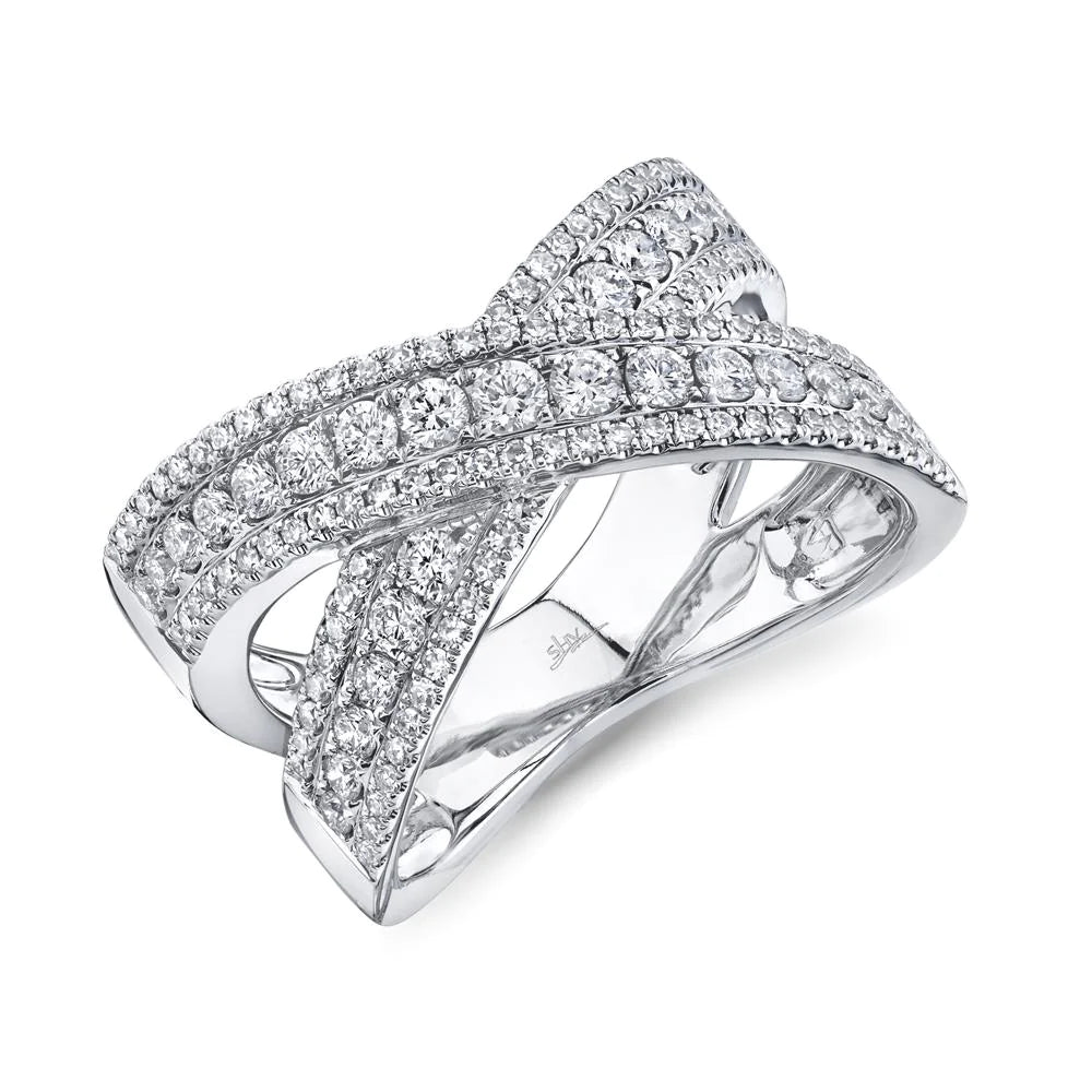0.95 CT Diamond Bridge Ring - The Village Jeweler