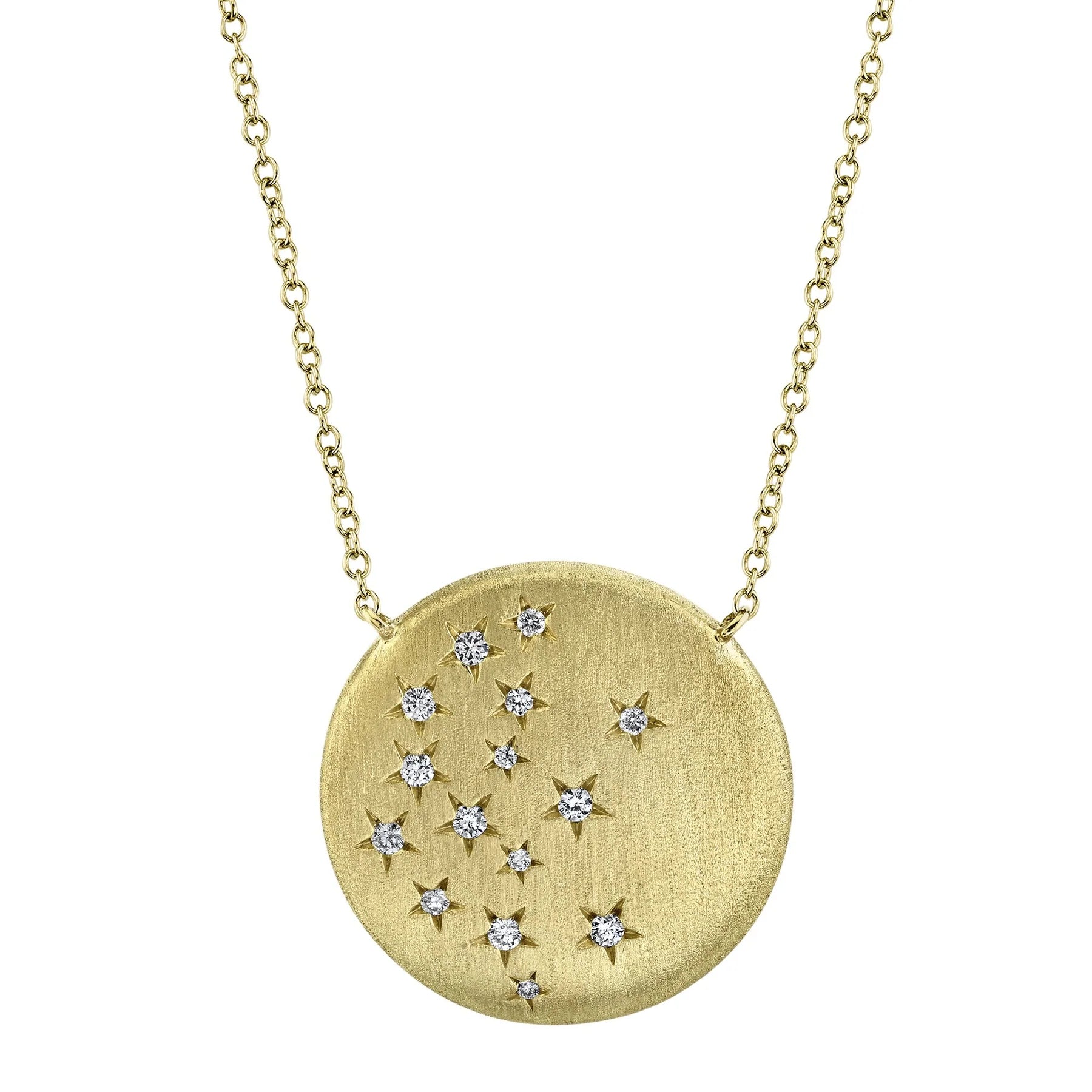 0.14CT Diamond Star Necklace - The Village Jeweler