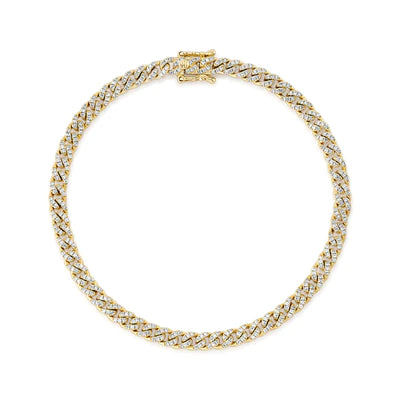 0.84 CT Diamond Link Bracelet - The Village Jeweler