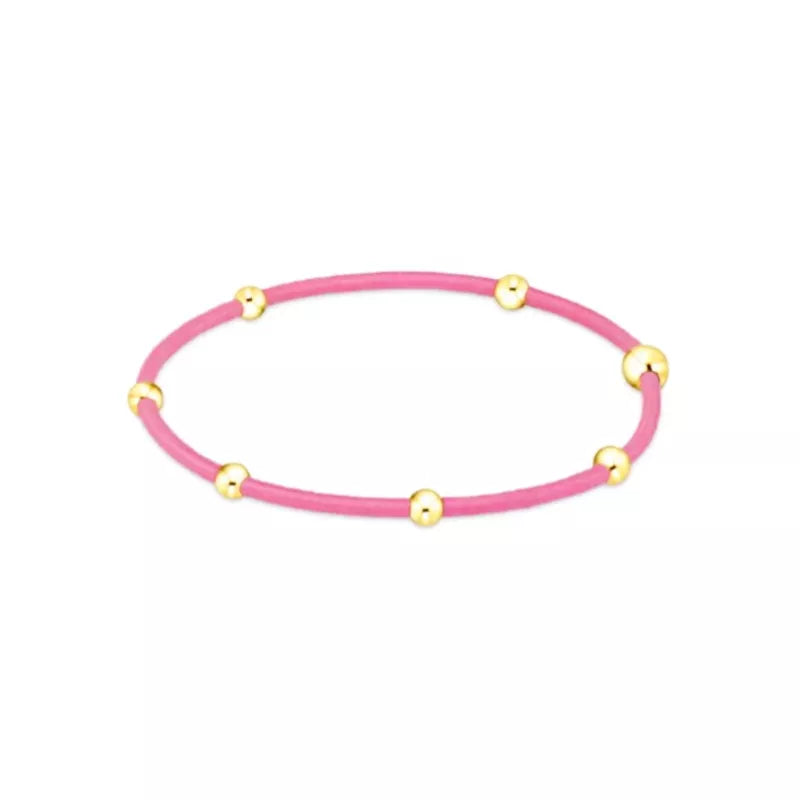 "E"ssentials Gold Filled Beaded Hair Ties - Color Options