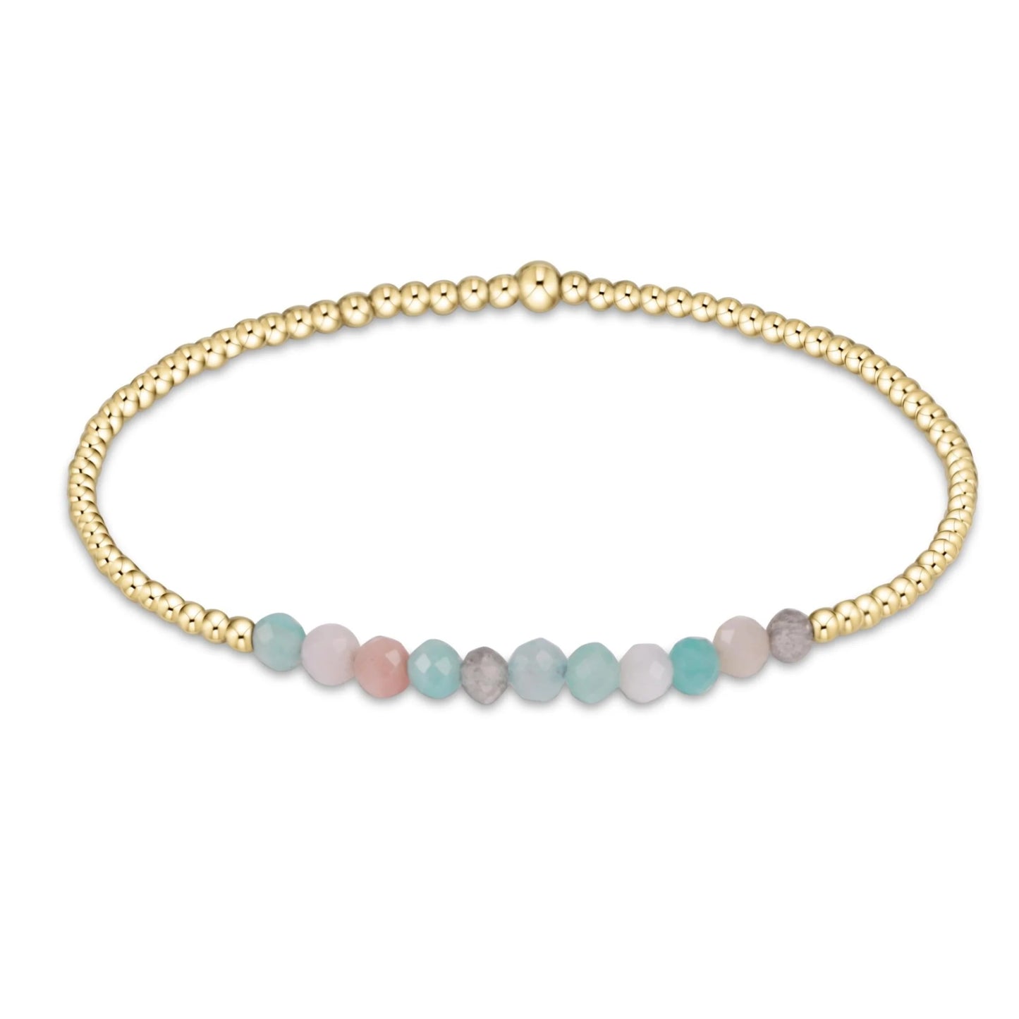 Bliss Bead and Gemstone Bracelet - Gemstone Options