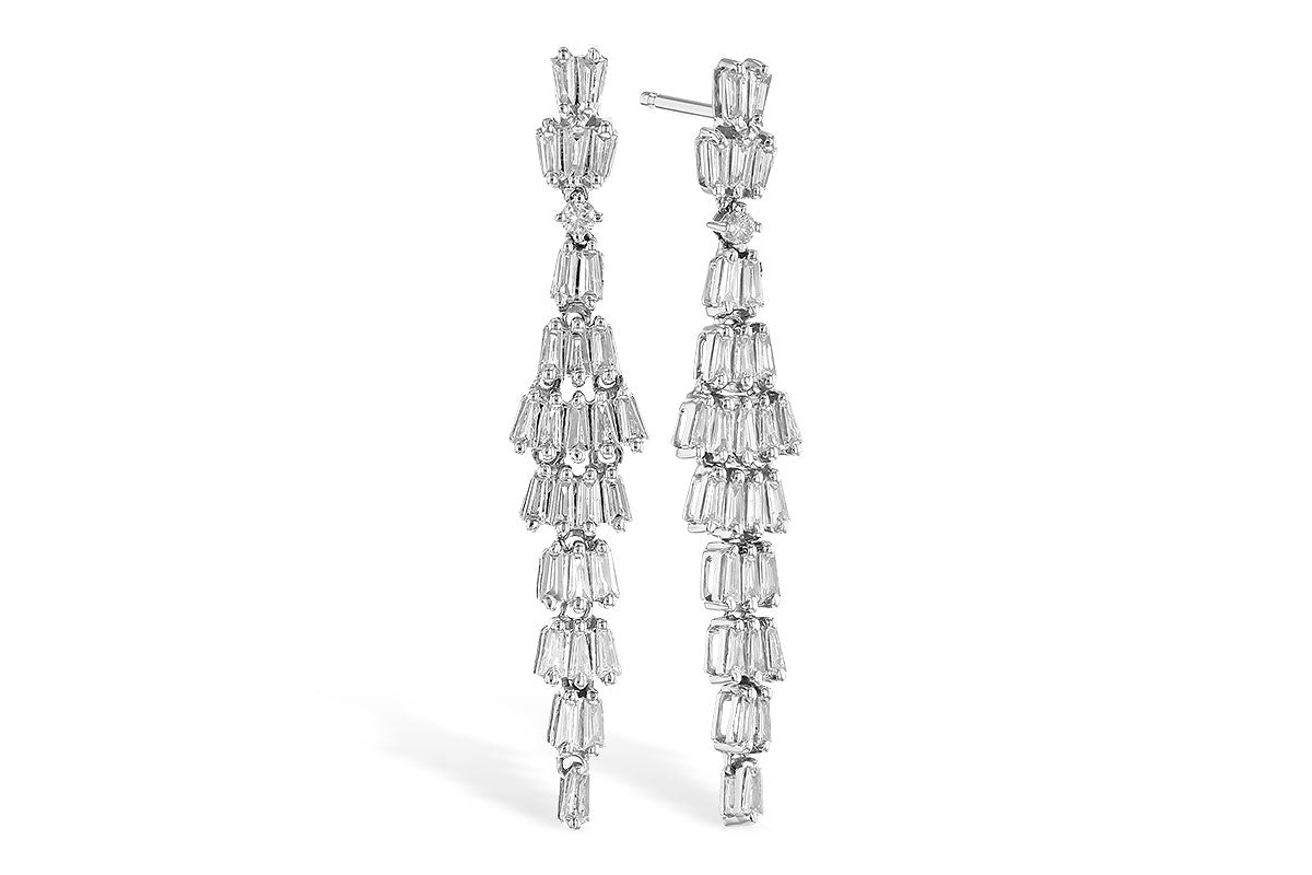 Baguette Dangle Earrings