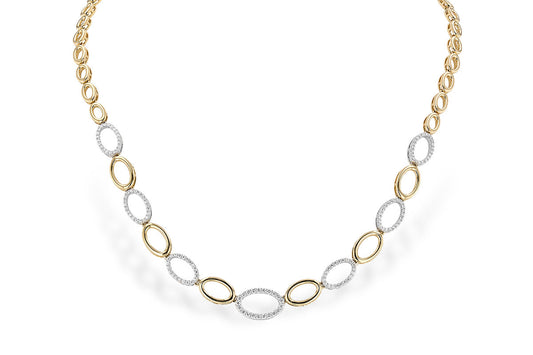 Two-Tone Diamond Necklace