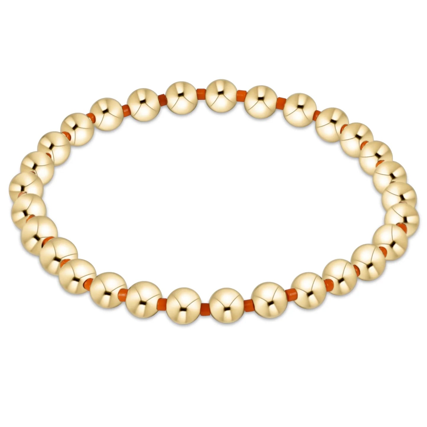 Game Day Hope Grateful Bead Bracelet - Bright Orange or Cobalt