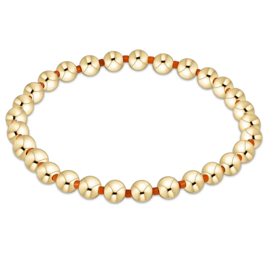Game Day Hope Grateful Bead Bracelet - Bright Orange or Cobalt
