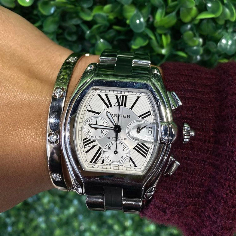 Cartier roadster hot sale watch mens