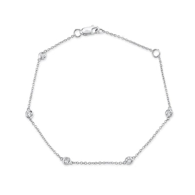 0.13 CT Diamonds by the Yard Bracelet - The Village Jeweler
